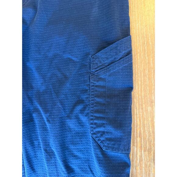 CARHARTT Navy Rugged Flex Scrob Pant Pants size L - Picture 6 of 9